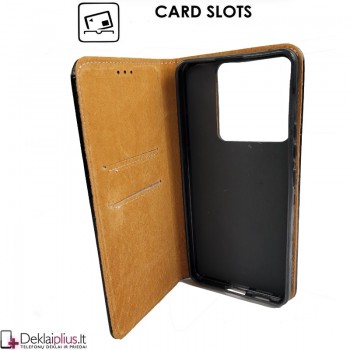 Telone grynos odos dėklas - juodas (Xiaomi Redmi Note 13 Pro 5G/Poco X6 5G) Telone grynos odos dėklas - juodas (Xiaomi Redmi Note 13 Pro 5G/Poco X6 5G)